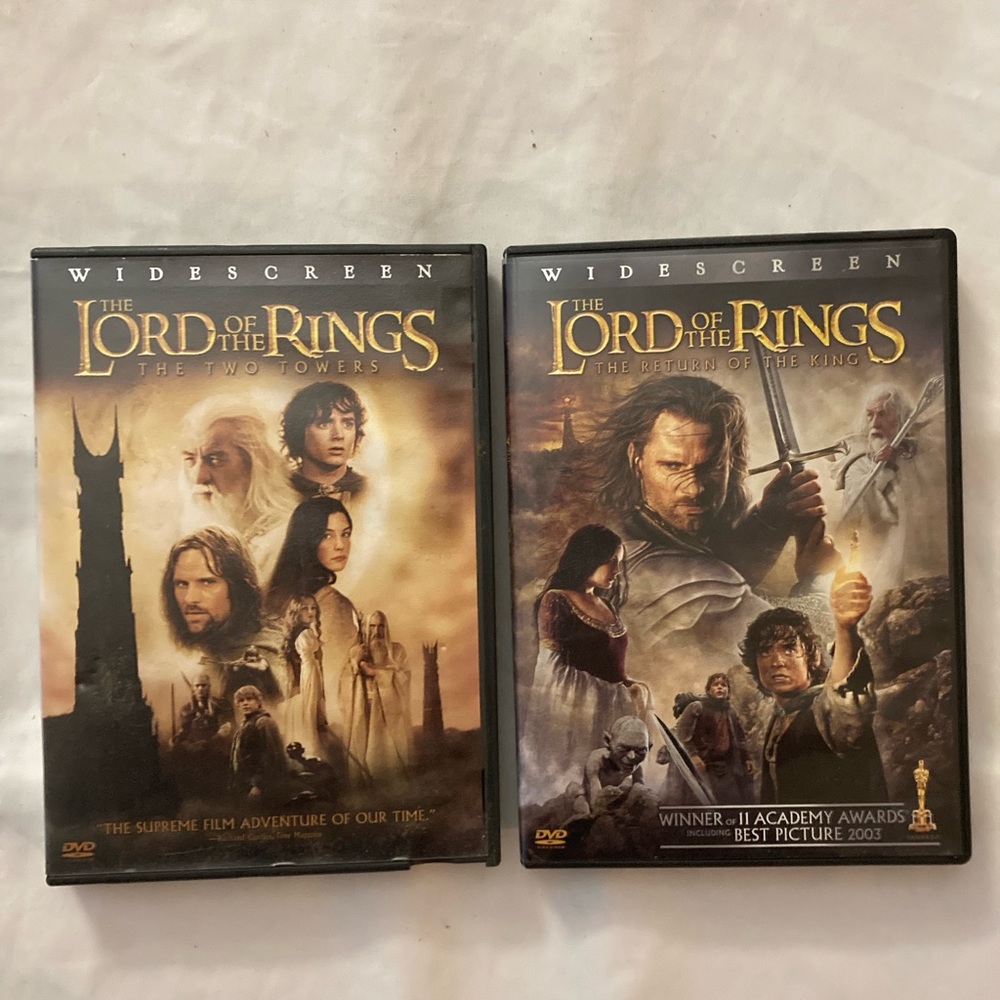 The Lord of the Rings DVD Set - Black